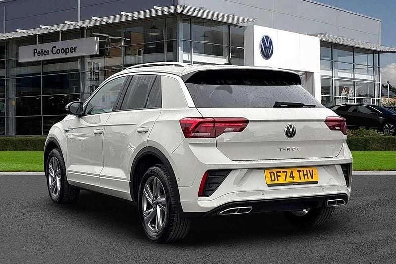 Usado VW T-Roc R-line 150 HP (110 kW) 2024 Cinzento SUV
