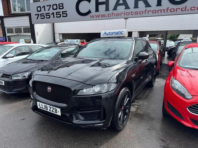 Black Used 2018 Jaguar F-Pace R-Sport SUV | £11,750 (Expensive) - Image 1/4