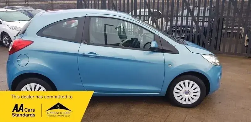 Usado Ford Ka 69 HP (50 kW) 2014 Azul Citadino