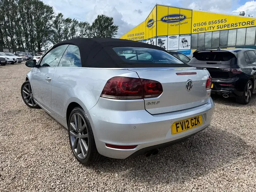 Used VW Golf Cabriolet GT 160 HP (117 kW) 2012 Silver Cabriolet