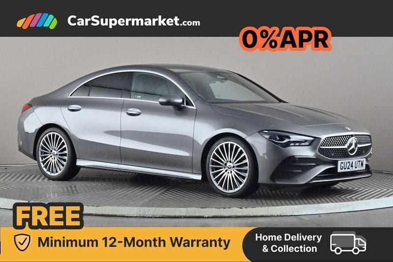 Grey Used 2024 Mercedes CLA220 AMG Line Premium Sedan | £34,197 - Image 1/4