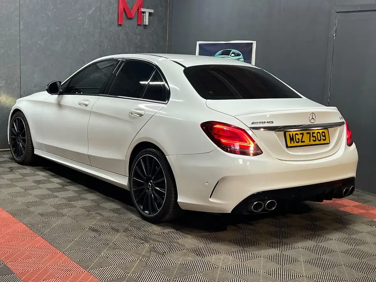 Used Mercedes C43 AMG 2019 White Sedan