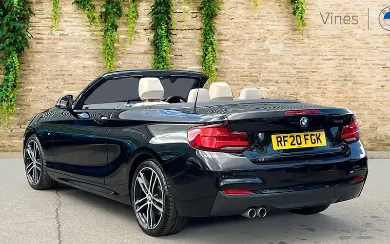 Used BMW 220 M Sport 190 HP (139 kW) 2020 Black Cabriolet