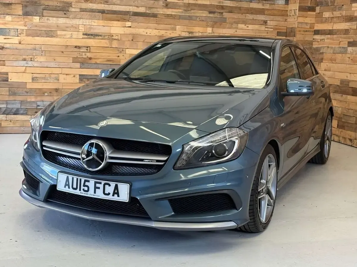 Used Mercedes A45 AMG 376 HP (276 kW) 2025 Blue Hatchback