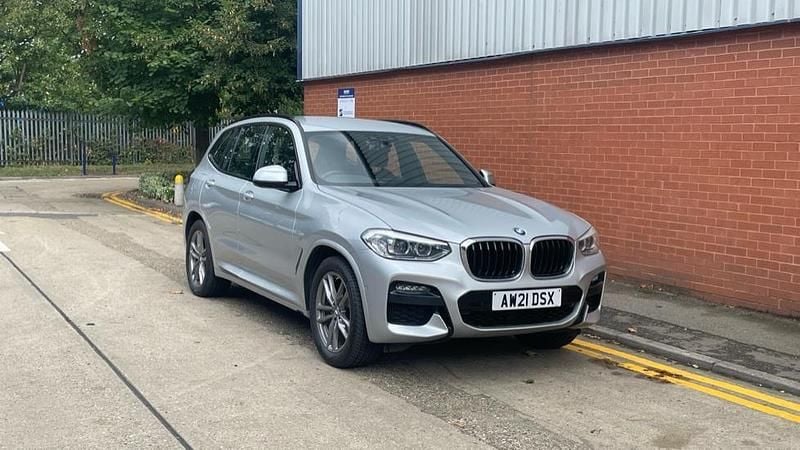 Silver Used 2021 BMW X3 M Sport SUV | £27,500 (Super price) - Image 1/4
