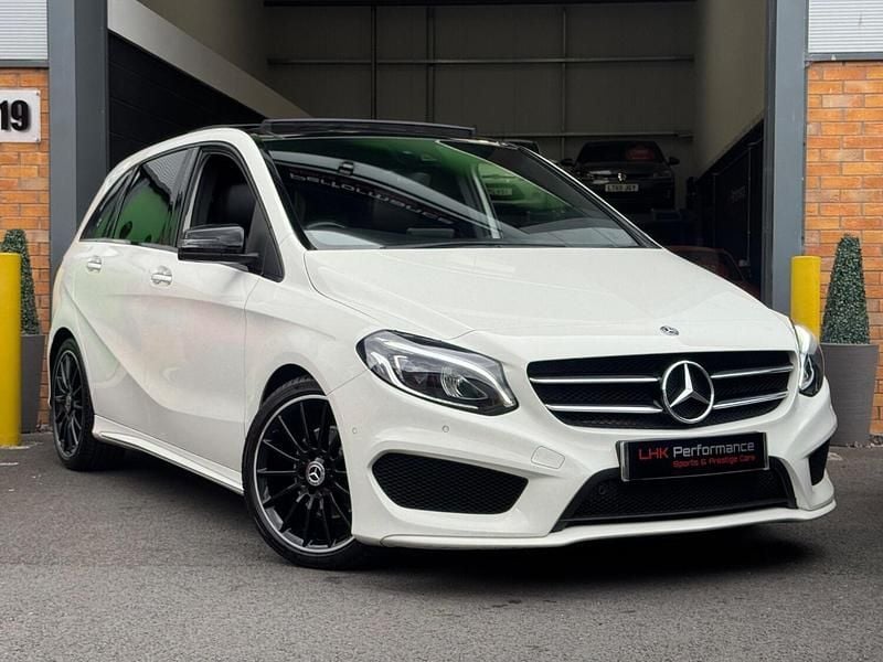 White Used 2018 Mercedes B200 AMG line MPV | £14,495 (A bit pricey) - Image 1/4