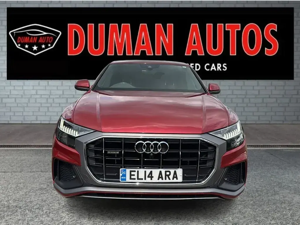 Used Audi Q8 S-Line 286 HP (210 kW) 2019 Red SUV