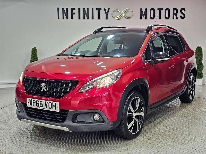 Begagnad Peugeot 2008 GT-line 2016 Röd SUV
