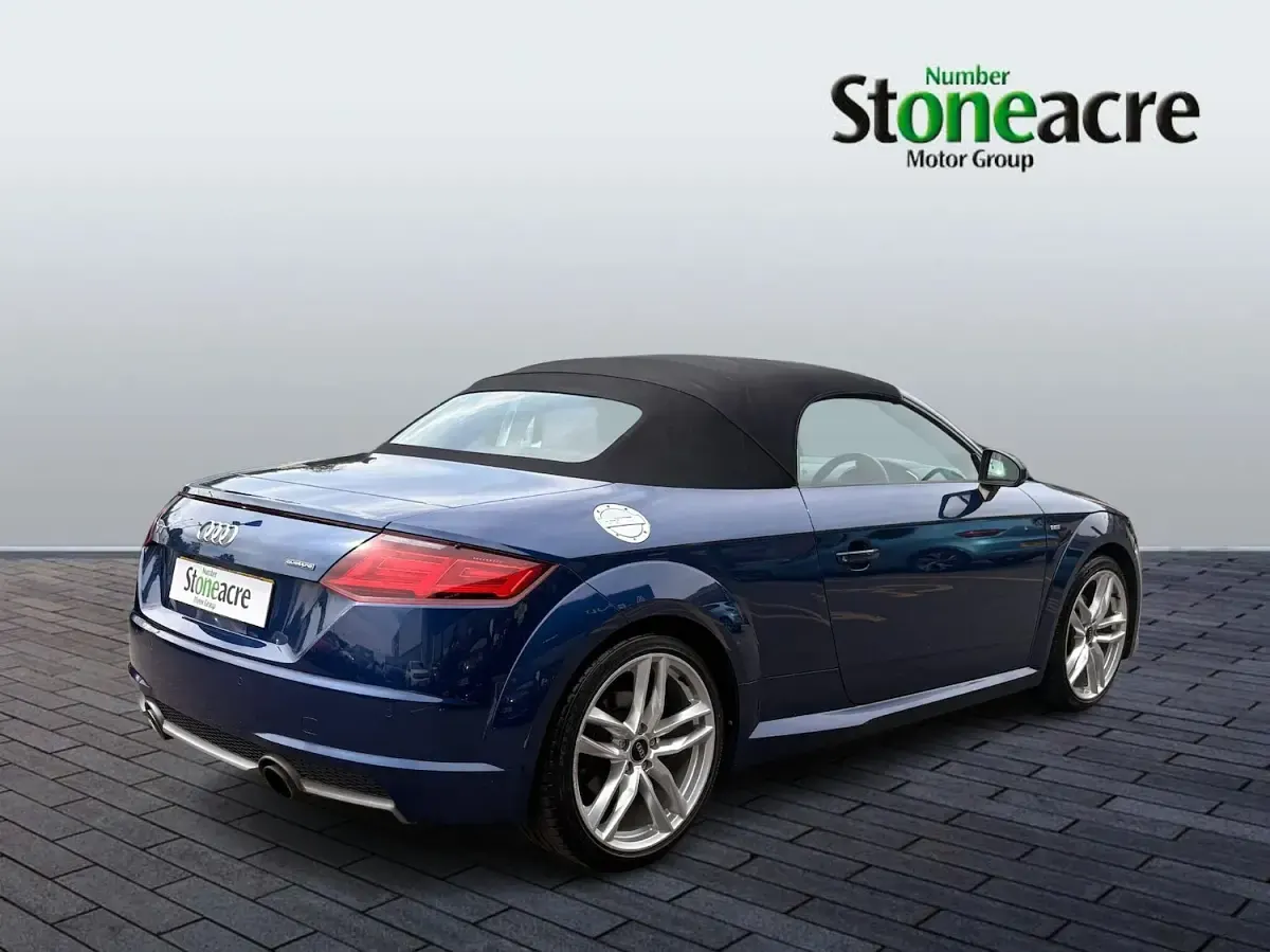 Used Audi TT Roadster S-Line 230 HP (169 kW) 2015 Blue Cabriolet