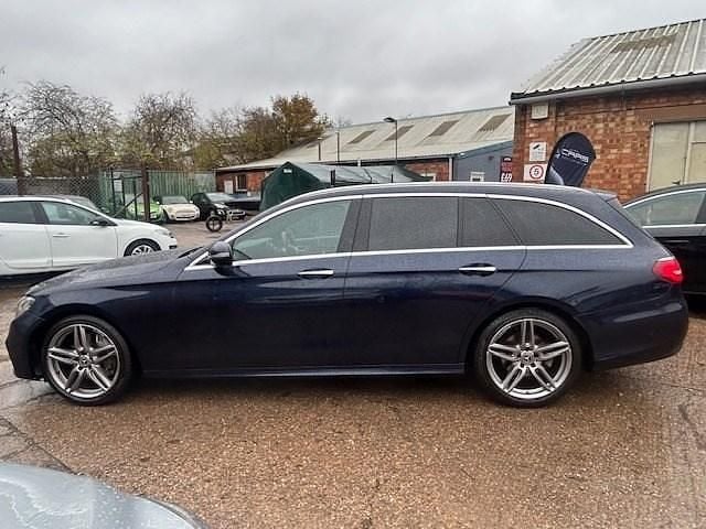 Used Mercedes E220 AMG Line Premium 2018 Blue Estate