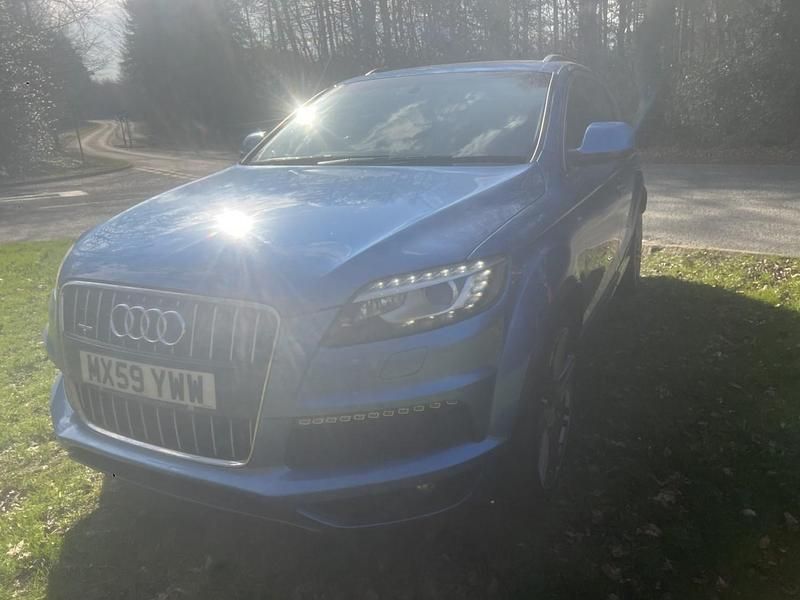 Begagnad Audi Q7 S-Line 240 HK (176 kW) 2009 Blå SUV