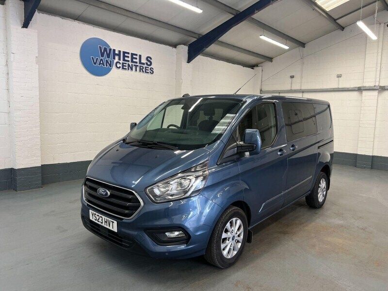 Blue Used 2023 Ford Transit Custom Limited Van | £25,190 (Good price) - Image 1/4