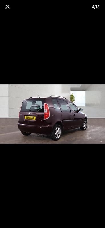 Used Skoda Roomster SE 105 HP (77 kW) 2013 Maroon MPV