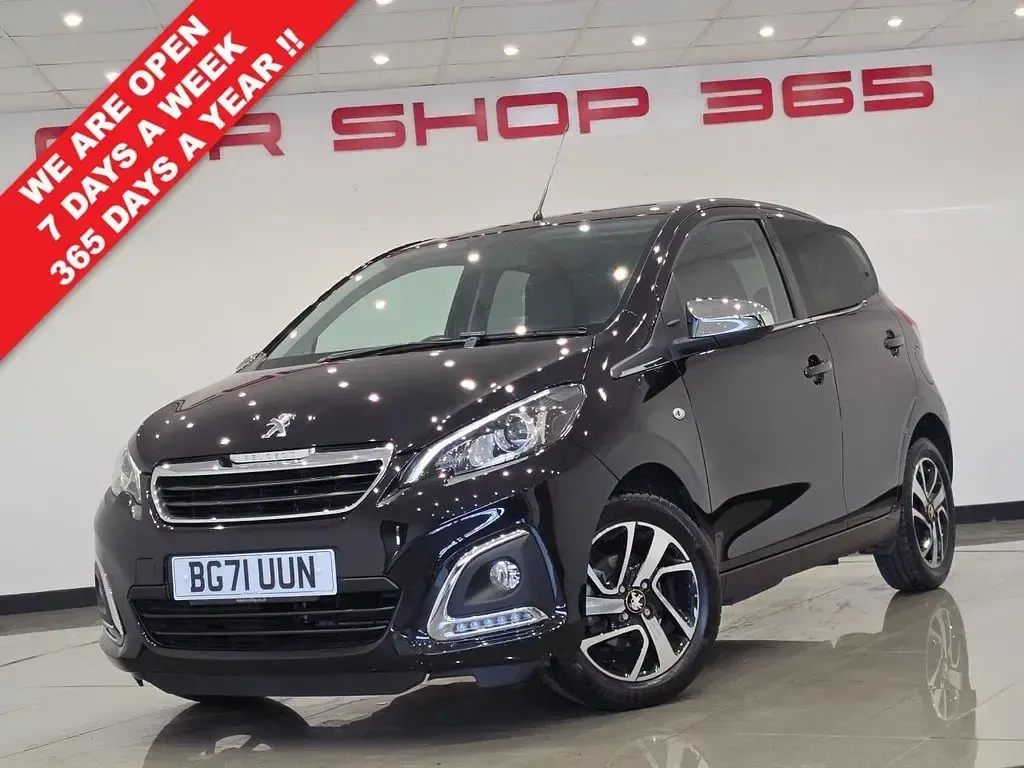 Used Peugeot 108 Collection 72 HP (52 kW) 2021 Black Hatchback