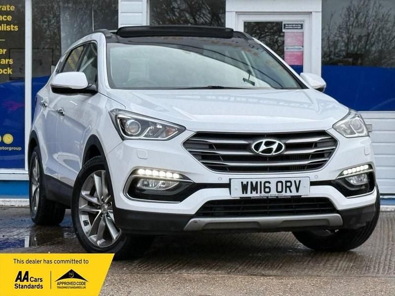 Used Hyundai Santa Fe Premium SE 200 HP (147 kW) 2016 White SUV
