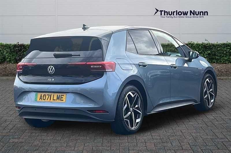 Used VW ID.3 Pro 150 kW (204 HP) 2021 Blue Hatchback