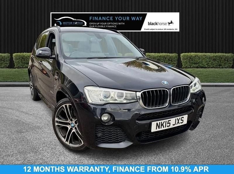 Black Used 2015 BMW X3 M Sport SUV | £11,495 (Fair price) - Image 1/3