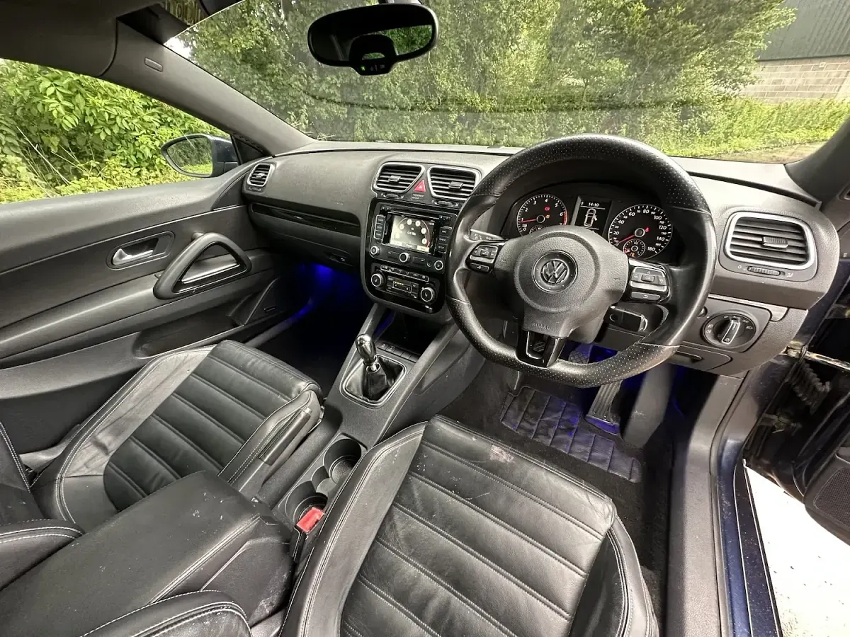 Used VW Scirocco GT 210 HP (154 kW) 2012 Blue Coupe