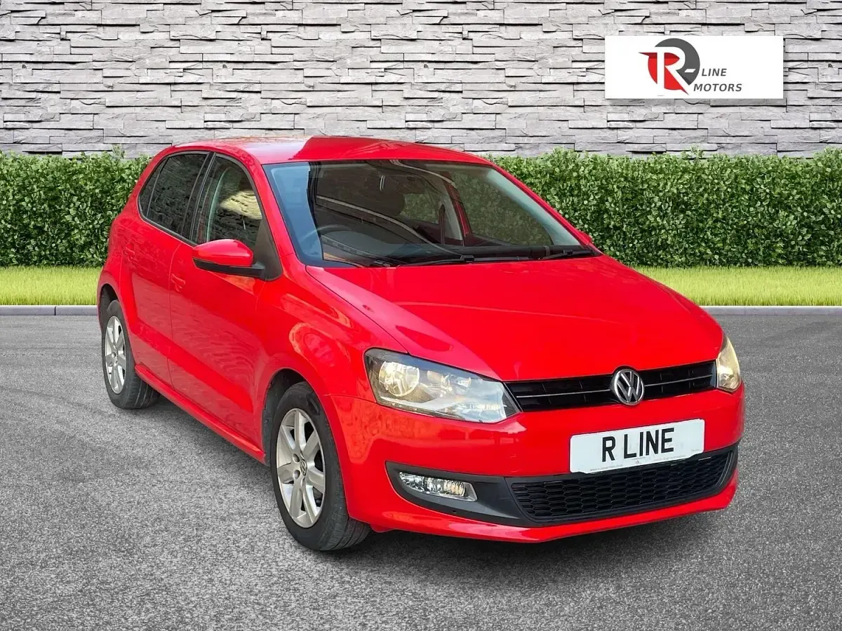 Used VW Polo Match 83 HP (61 kW) 2011 Red Hatchback