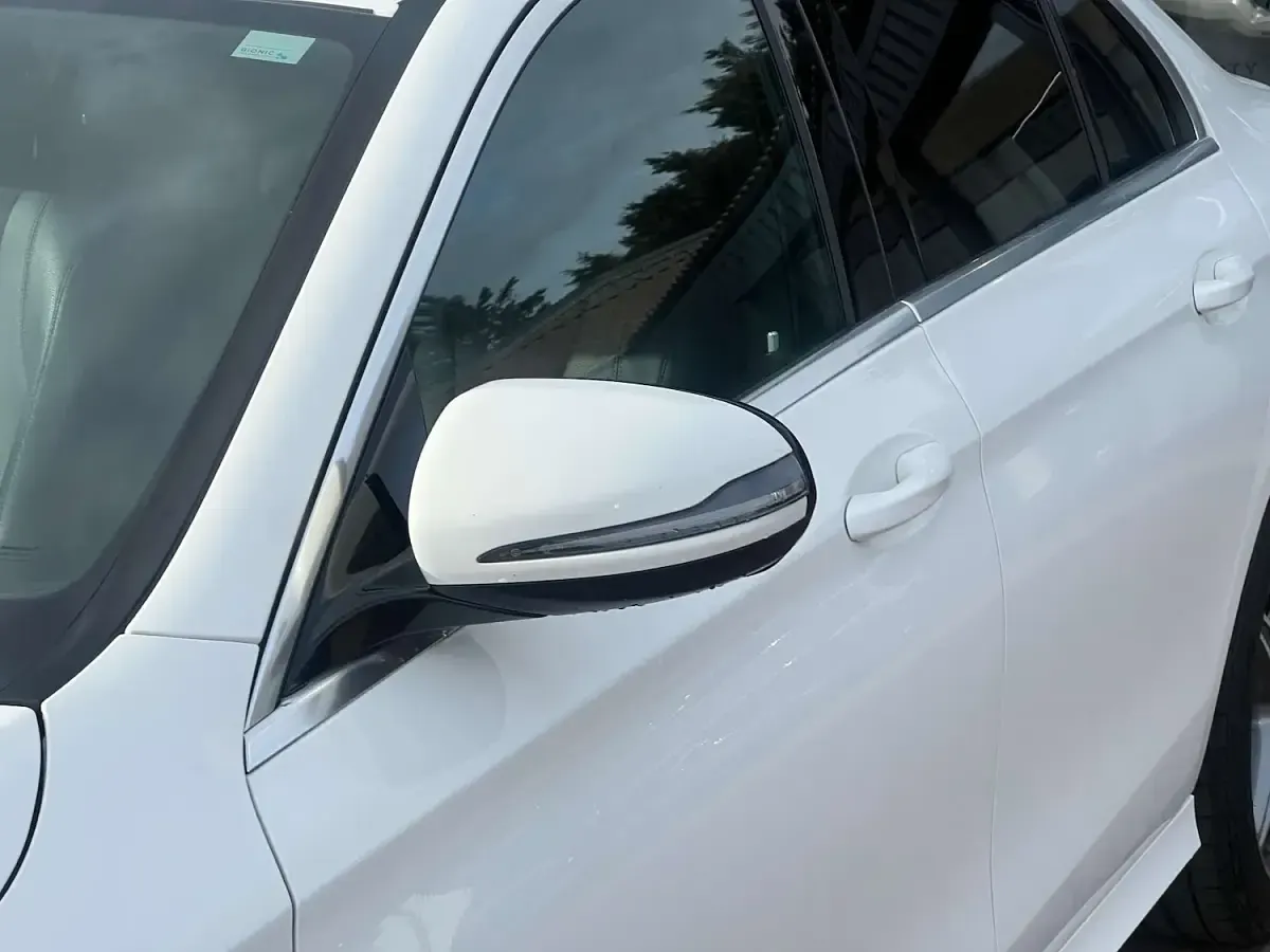 Used Mercedes E300 AMG line 2019 White Sedan