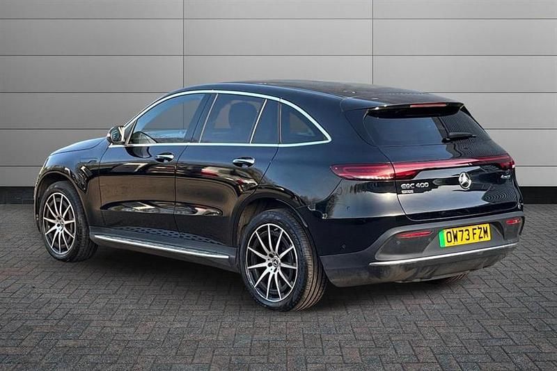 Used Mercedes EQC400 AMG line 300 kW (408 HP) 2023 Obsidian black SUV