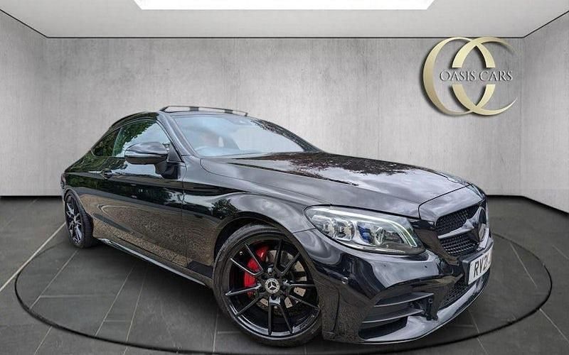Black Used 2020 Mercedes C220 AMG Line Premium Plus Coupe | £19,975 (A bit pricey) - Image 1/4
