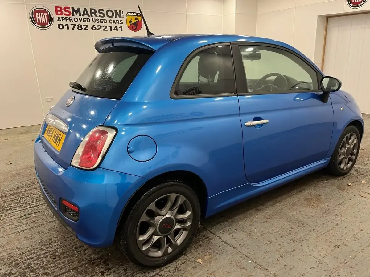 Used Fiat 500 S 69 HP (50 kW) 2014 Blue Hatchback