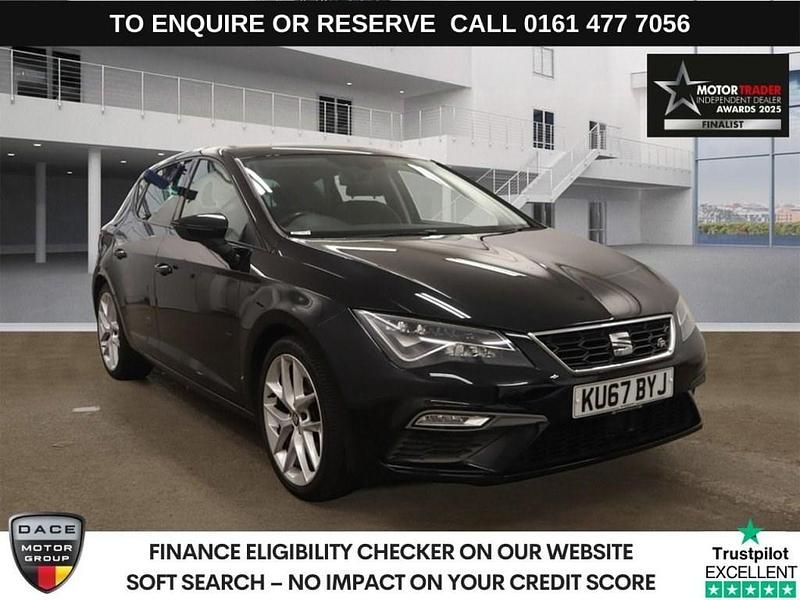 Black Used 2017 Seat Leon FR Hatchback | £10,390 (Fair price) - Image 1/3