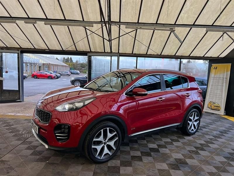 Used Kia Sportage GT-Line 177 HP (130 kW) 2016 Red SUV