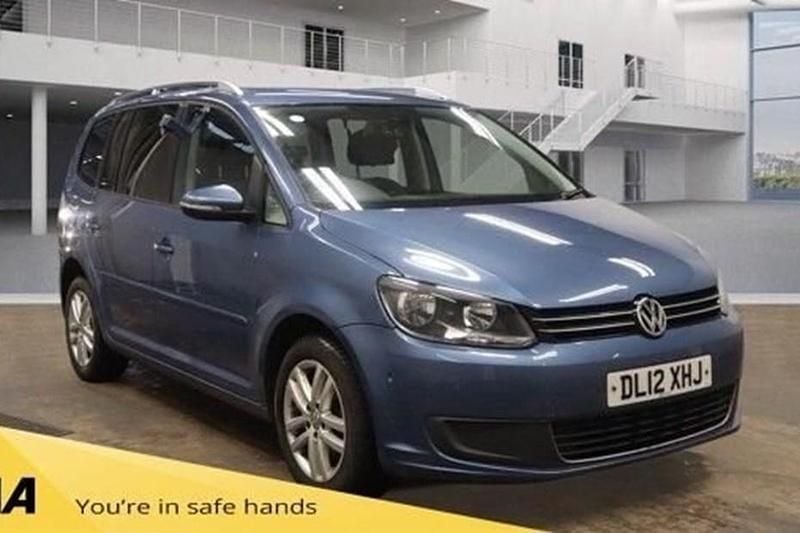 Used VW Touran SE 105 HP (77 kW) 2012 Blue MPV