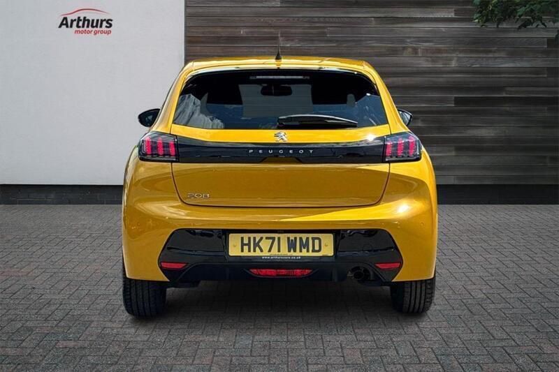 Yellow Used 2021 Peugeot 208 Allure Premium Hatchback | £13,290 (Fair price) - Image 1/4