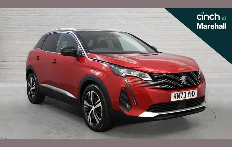 Red Used 2023 Peugeot 3008 GTi SUV | £20,293 (Fair price) - Image 1/4