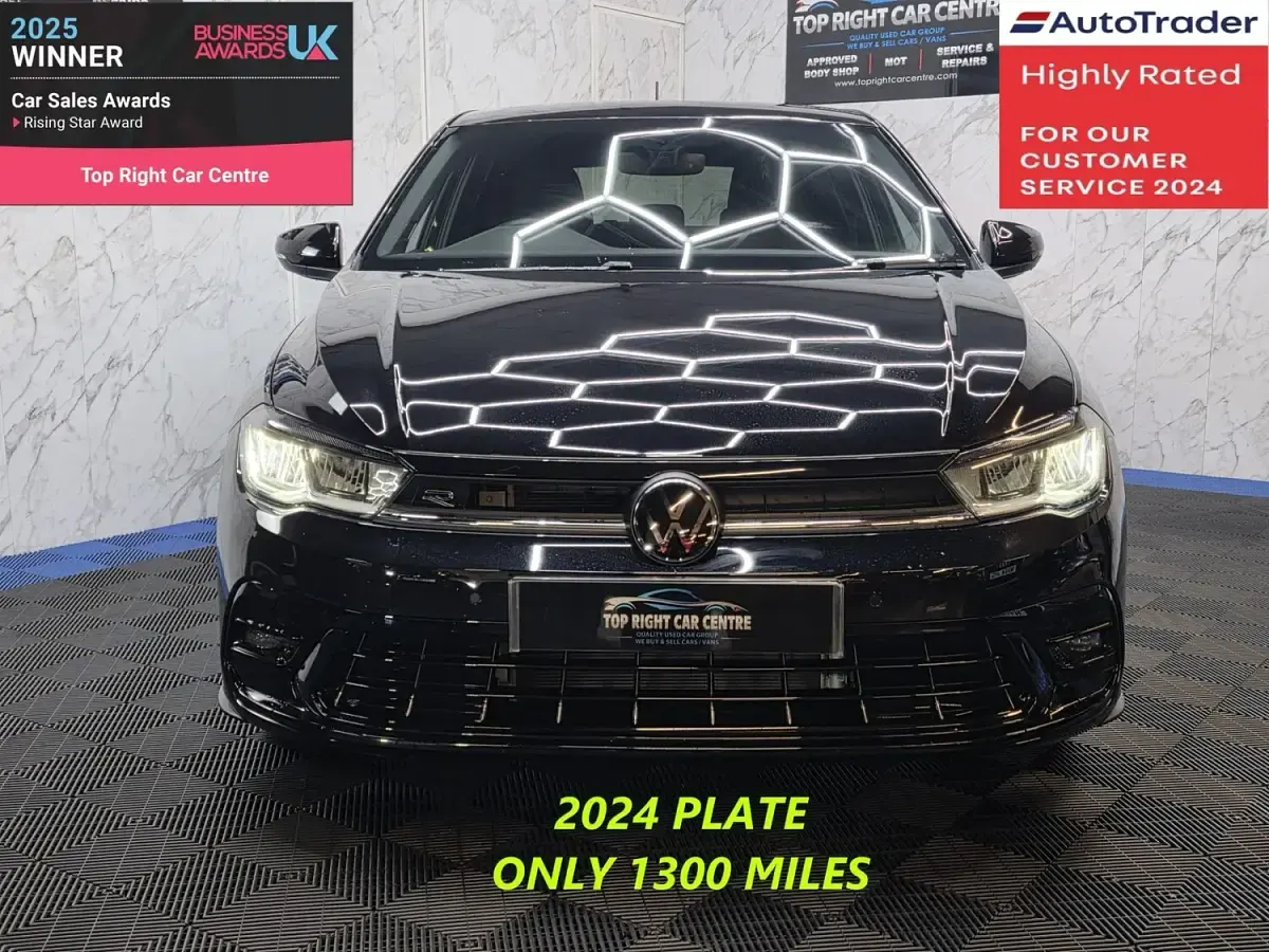 Used VW Polo R-line 95 HP (69 kW) 2024 Black Hatchback