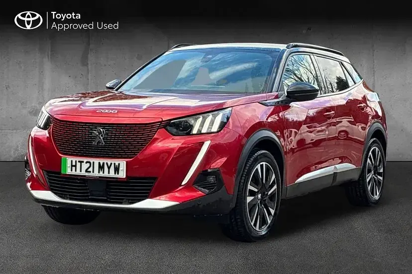 Used Peugeot e-2008 GT-line 100 kW (136 HP) 2021 Red SUV
