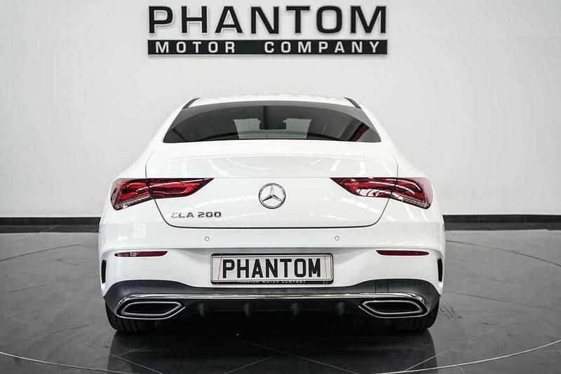 Used Mercedes CLA200 AMG line 163 HP (119 kW) 2019 White Coupe