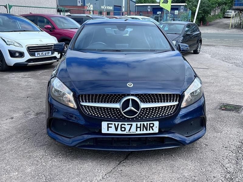 Blue Used 2017 Mercedes A180 AMG line Hatchback | £9,490 (Fair price) - Image 1/4