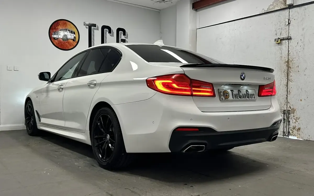 Usado BMW 520 M Sport 184 CV (135 kW) 2018 Blanco Berlina