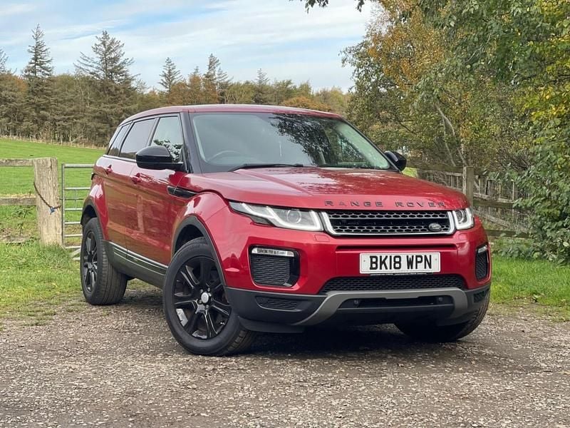 Red Used 2018 Land Rover Range Rover evoque SE SUV | £10,995 (Super price) - Image 1/4