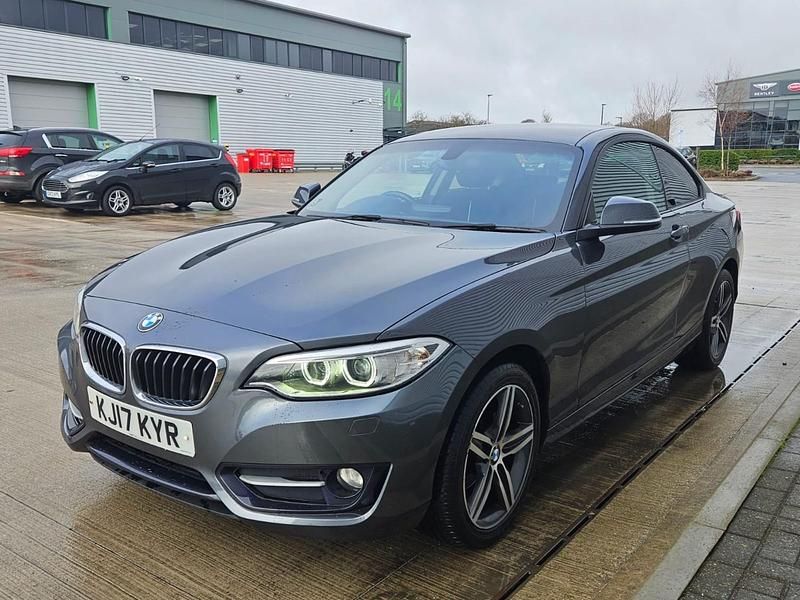 Used BMW 218 Sport Line 136 HP (100 kW) 2017 Grey Coupe