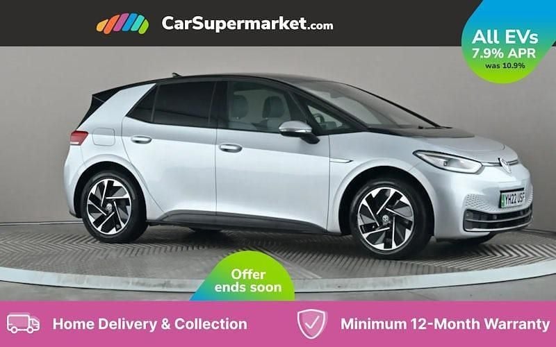 Silver Used 2022 VW ID.3 Pro Hatchback | £15,197 (Fair price) - Image 1/2