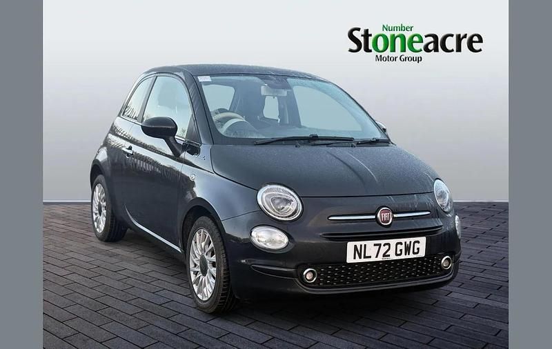 Black Used 2022 Fiat 500 Dolcevita Hatchback | £10,495 (Fair price) - Image 1/4