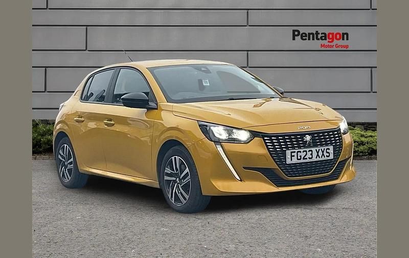 Yellow Used 2023 Peugeot 208 Active+ Hatchback | £14,500 (Good price) - Image 1/4