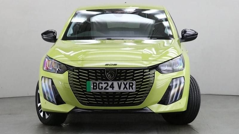 Yellow Used 2024 Peugeot e-208 Allure Hatchback | £17,644 (A bit pricey) - Image 1/4
