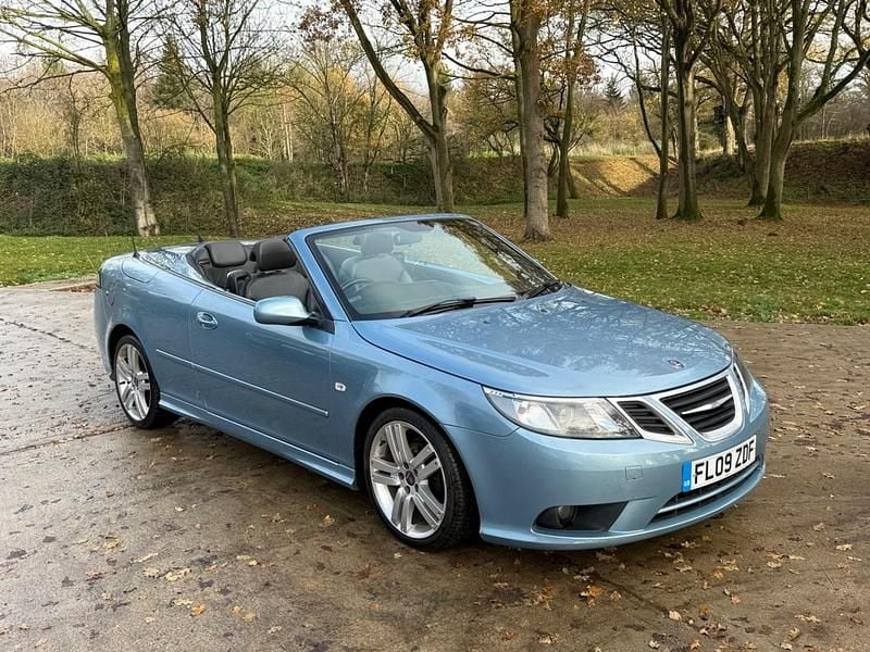 Blue Used 2009 Saab 9-3 Cabriolet Vector Cabriolet | £6,495 (Expensive) - Image 1/4