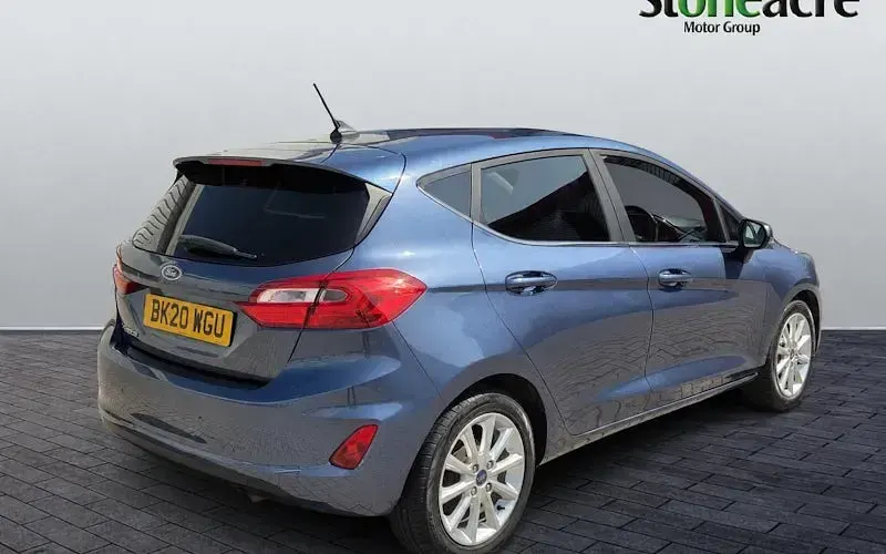 Used Ford Fiesta Titanium 101 HP (74 kW) 2020 Blue Hatchback
