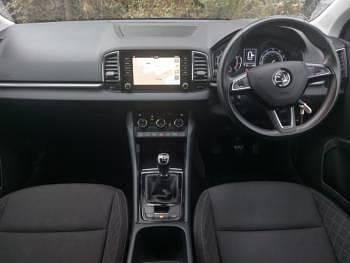 Used Skoda Karoq SE Technology 116 HP (85 kW) 2019 Blue SUV