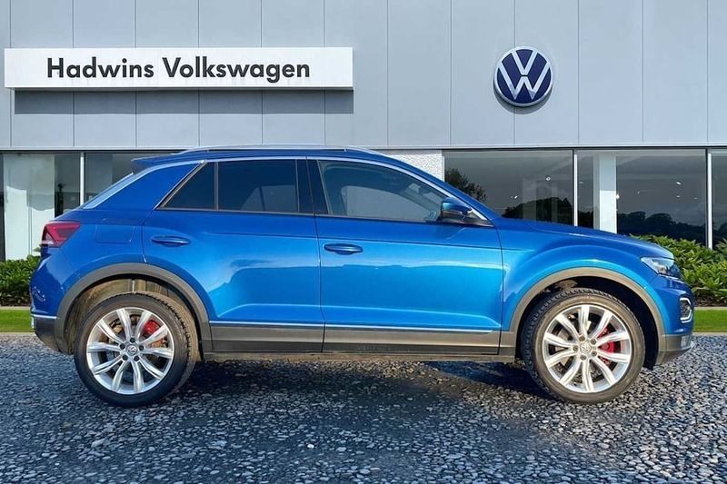 Used VW T-Roc SEL 150 HP (110 kW) 2020 Blue SUV