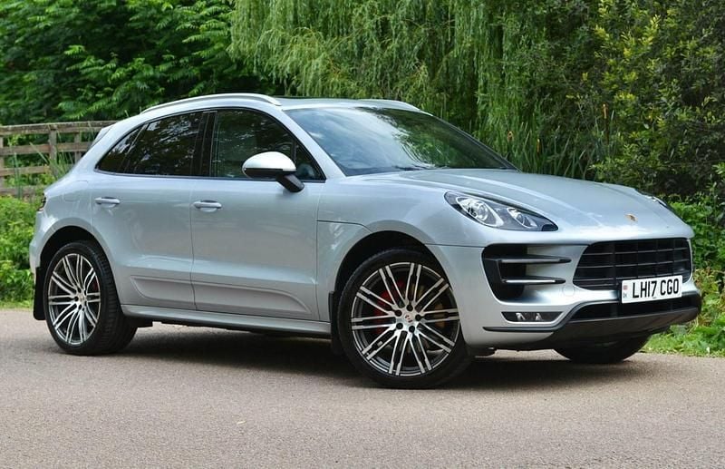 Silver Used 2017 Porsche Macan Turbo SUV | £33,990 (Fair price) - Image 1/4