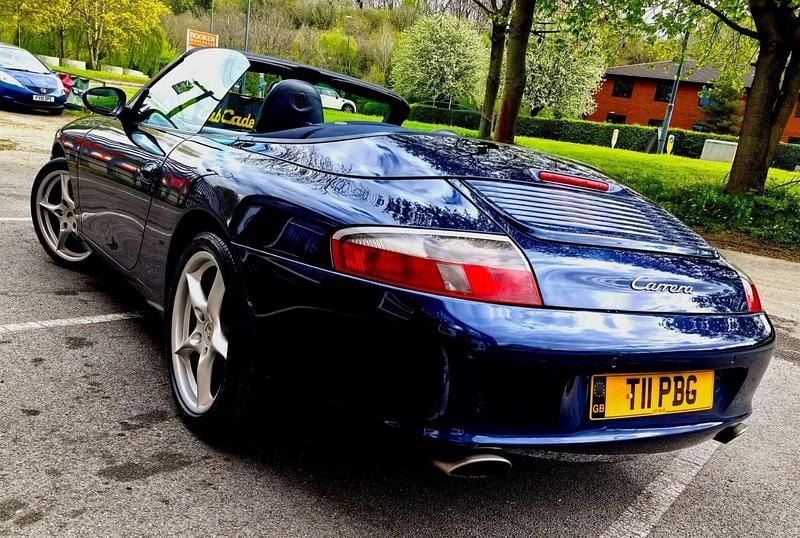 Used Porsche 911 Carrera Cabriolet 2002 Blue Cabriolet