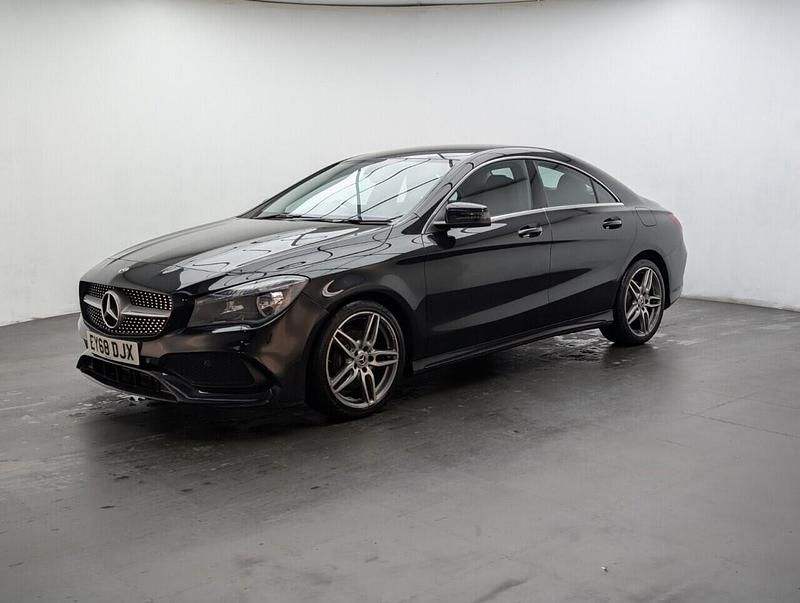 Used Mercedes CLA180 AMG line 122 HP (89 kW) 2019 Black Sedan